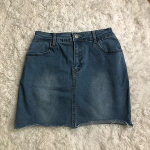 Denim skirt